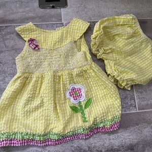 Baby summer dress set